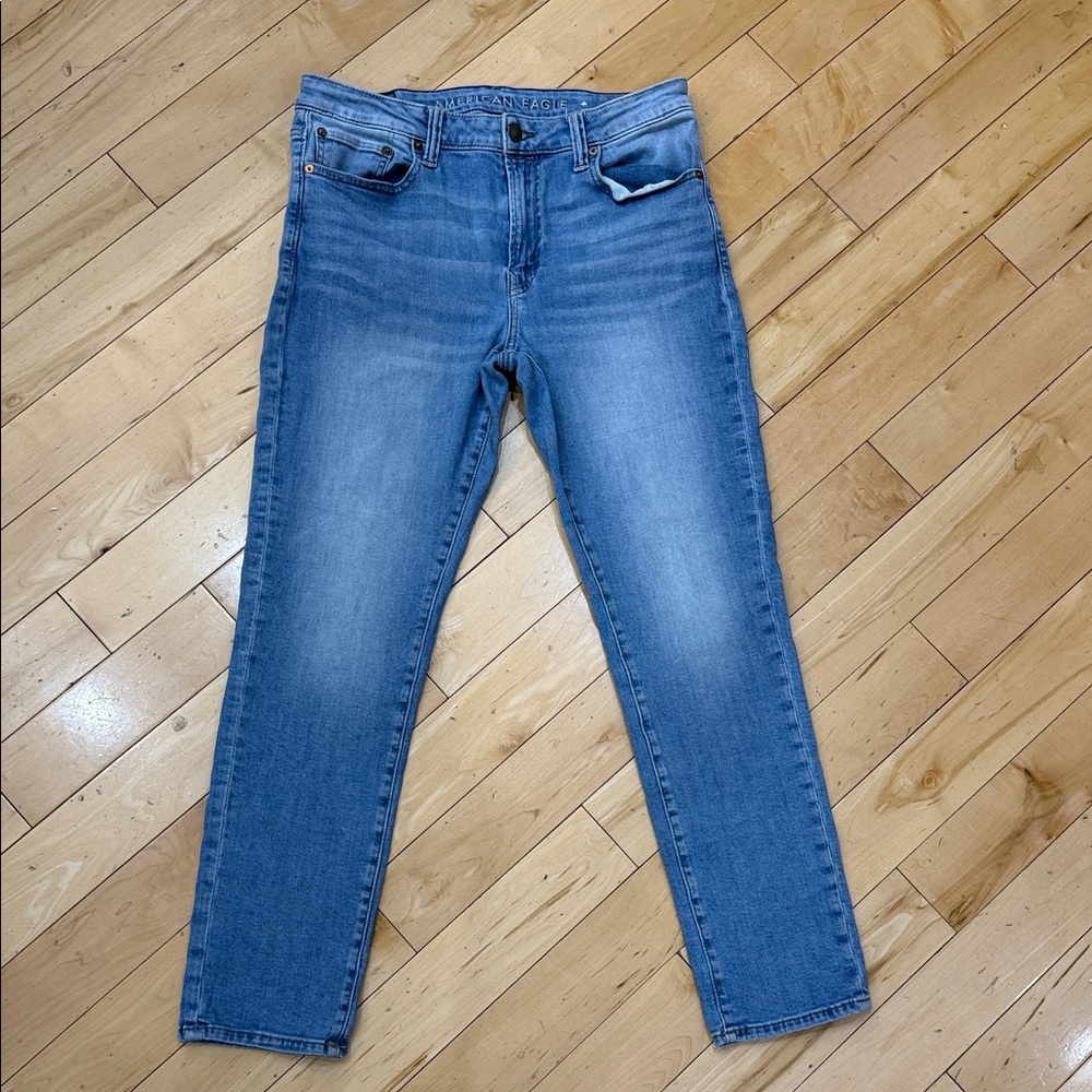 Men’s Classic American Eagle Blue Denim Jeans